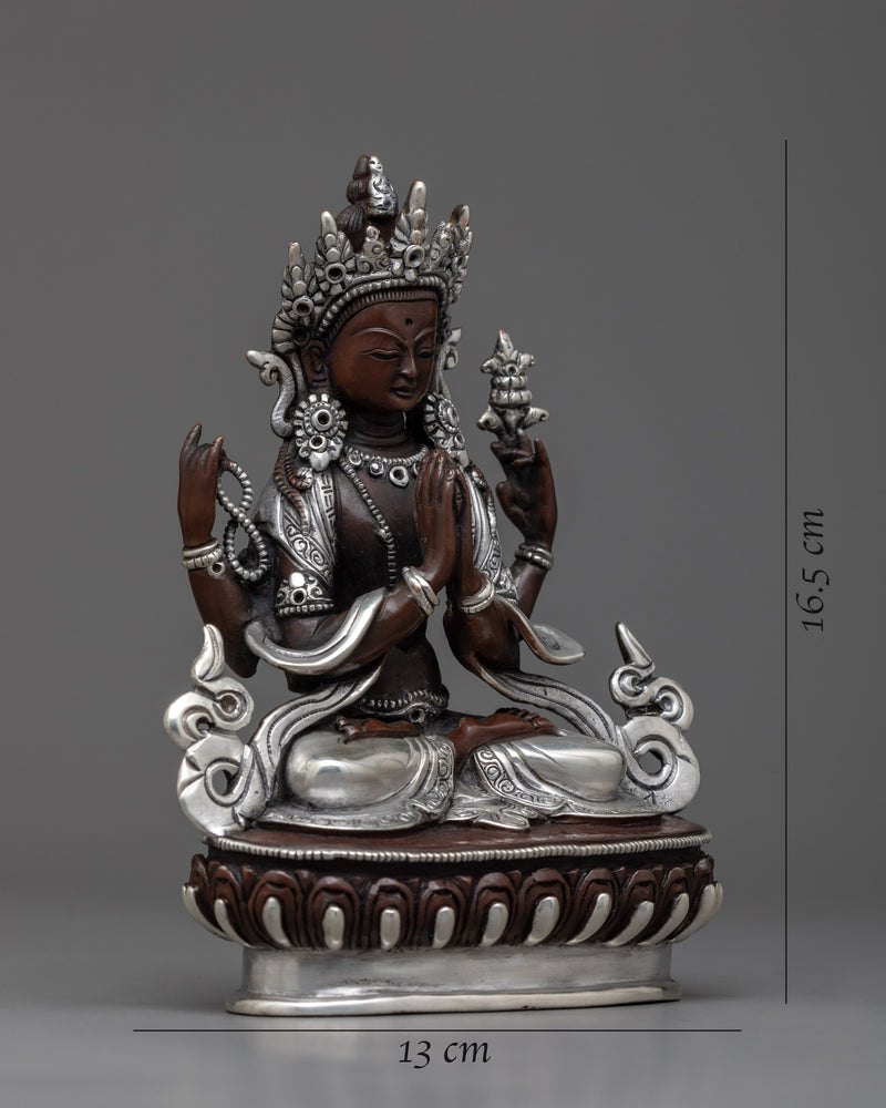 Chenrezig Lokesvarak Statue  | Embrace Compassion and Mercy