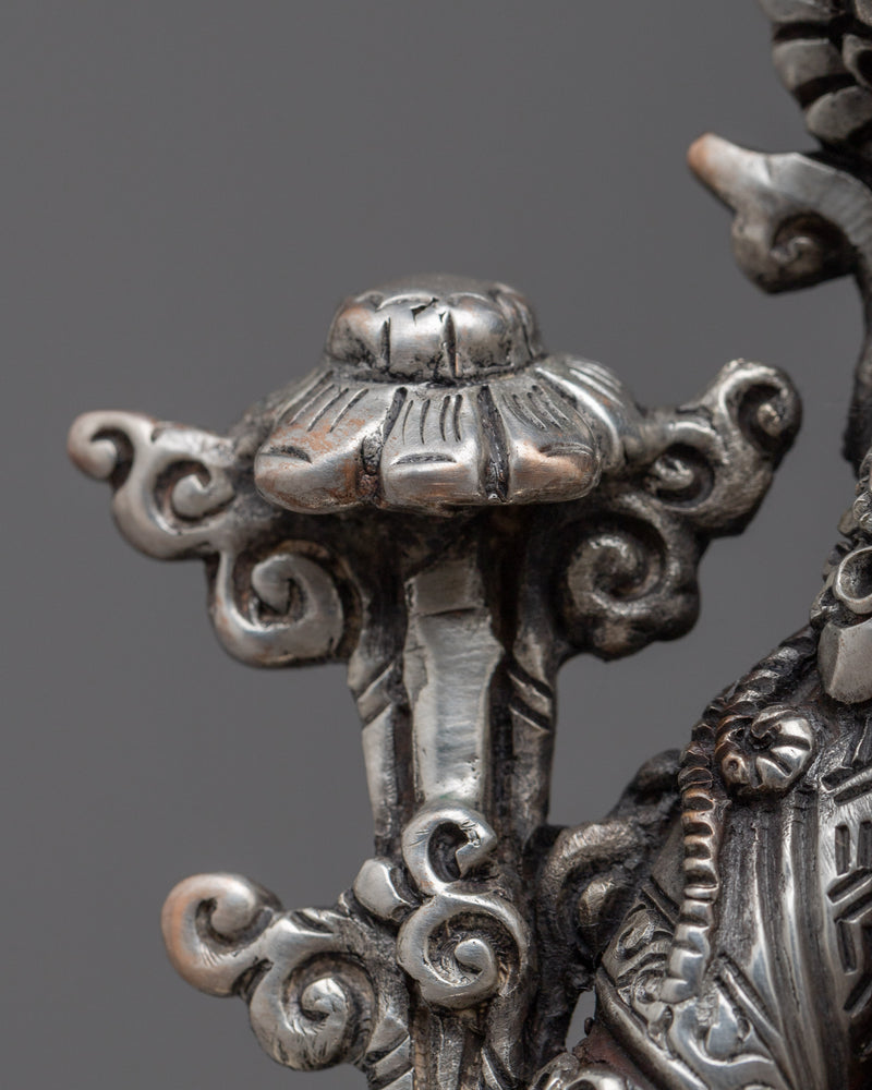 Green Tara Silver Statue | Embrace Protection and Compassion A Symbol of Tranquil Grace