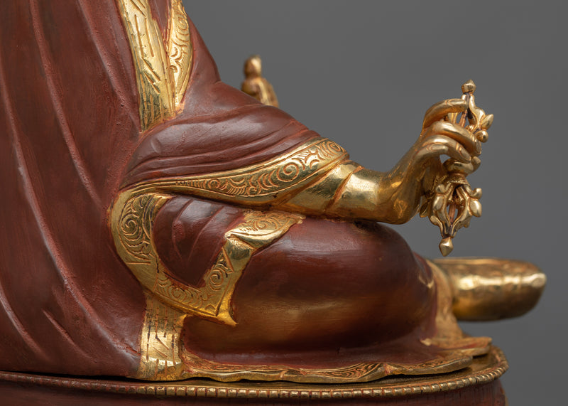 Statue for Chanting Mantra of Guru Rinpoche | Iconic Guru Rinpoche Figure