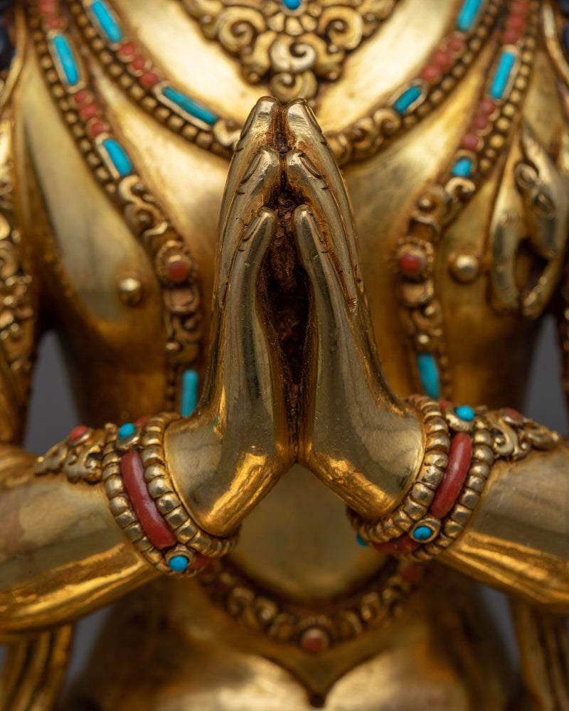 Four-Arm Chenrezig Statue | Experience Divine Compassion