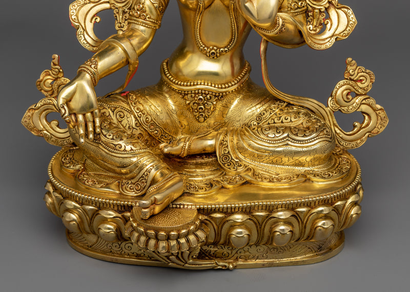 Green Tara Practice Statue | The Beacon of Swift Compassion