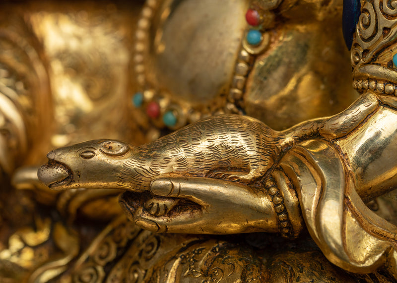 Yellow Jambala Statue | The Essence of Spiritual Prosperity