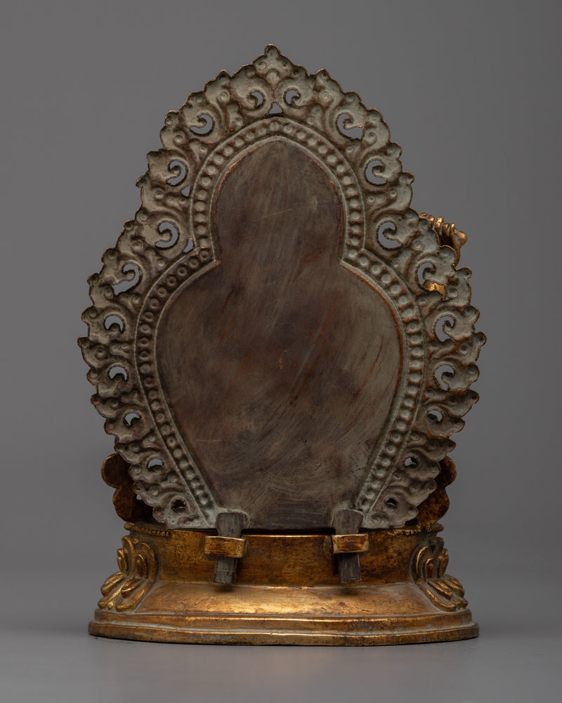 Manjushri Long Mantra | Illuminator of Pristine Wisdom with Buddhist Sculpture