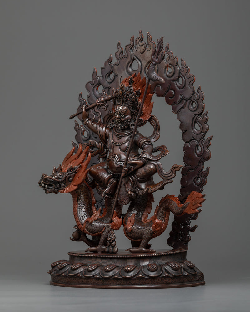 White Jambhala Statue | Wealth Deity - Emanation of Avalokiteshvara