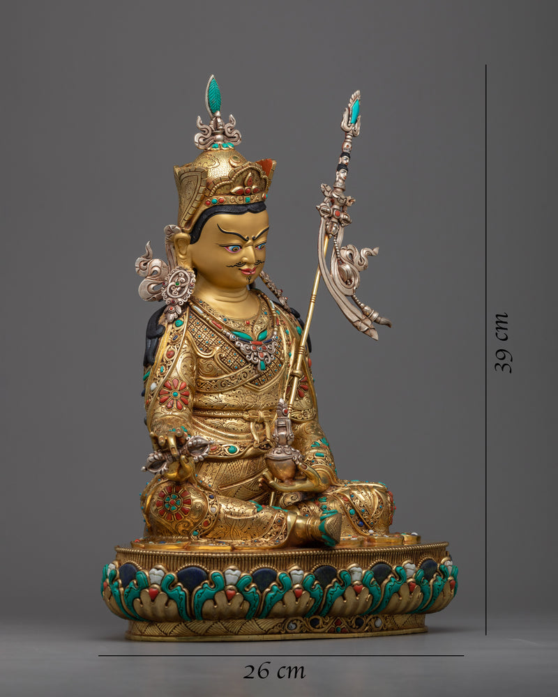 Guru Rinpoche Premium Statue | Lotus Born Master of Tantric Buddhism