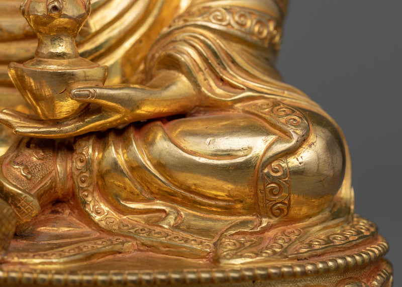 The Enlightened Guru Rinpoche Artwork Statue | Nepalese Himalayan Sculpture