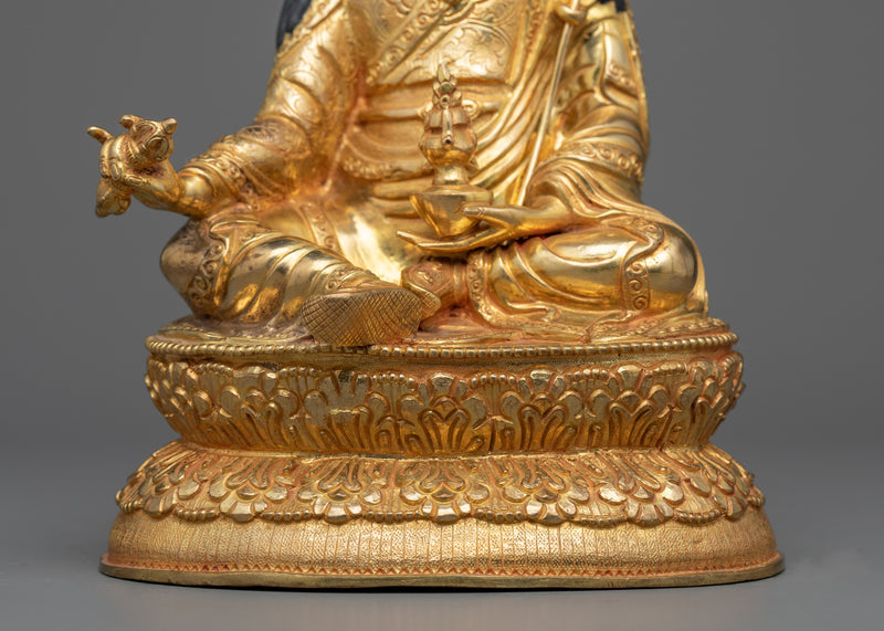 The Enlightened Guru Rinpoche Artwork Statue | Nepalese Himalayan Sculpture