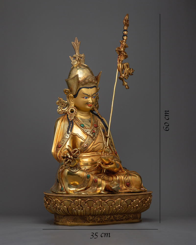 statue for padmasambhava meditation center