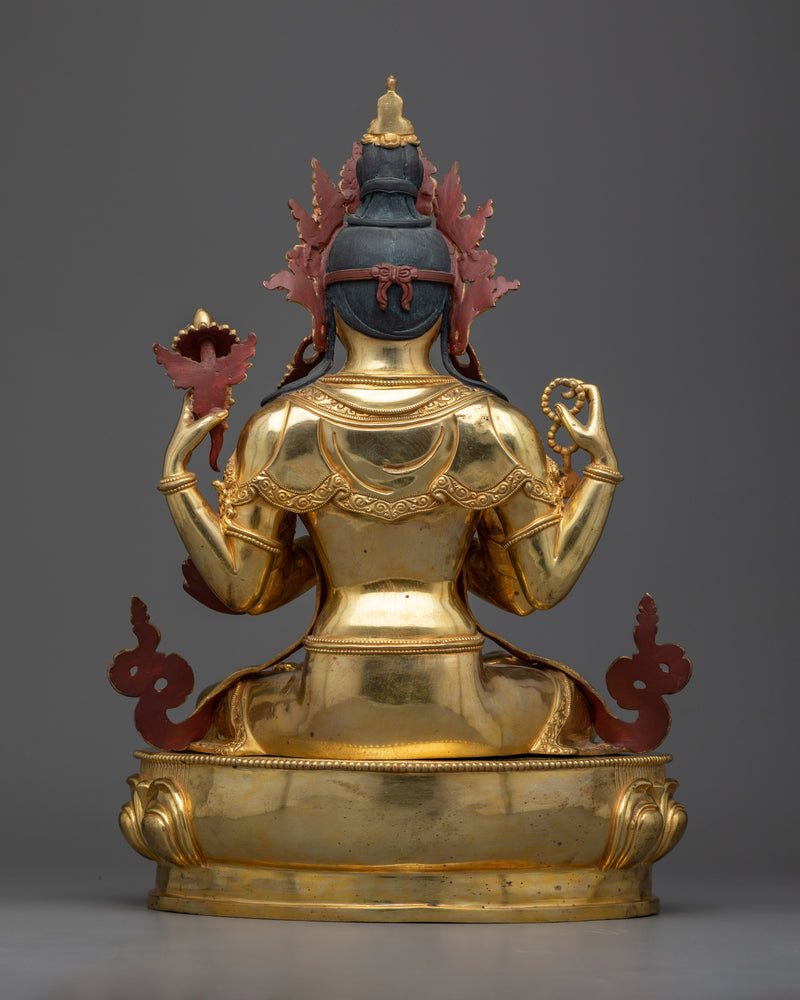 4-Armed Deity "Chenrezig" | Guardian of Limitless Compassion