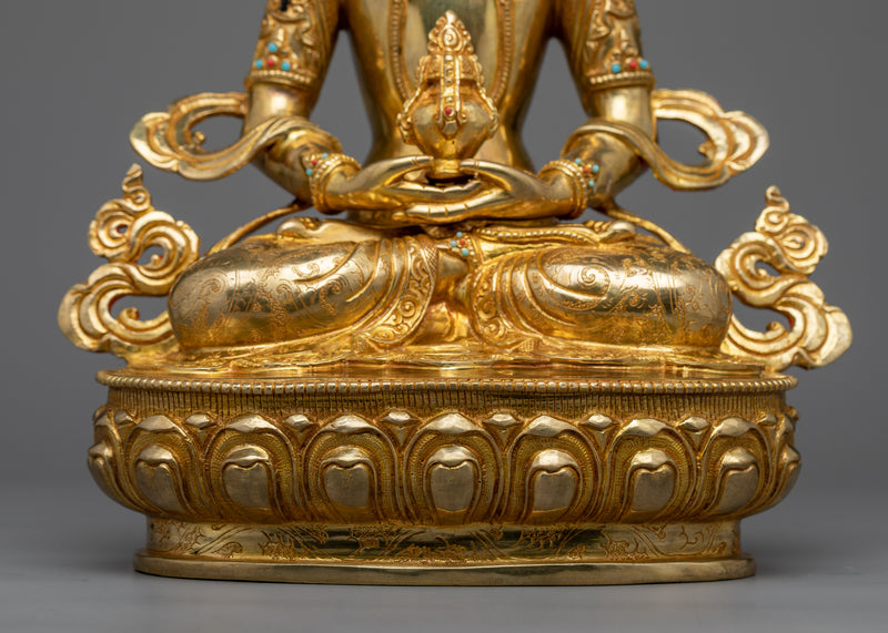 Amitayus Aparamita Statue | The Buddha of Boundless Life