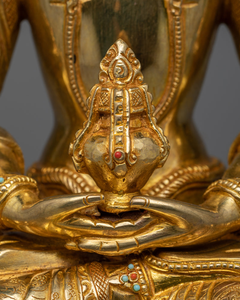 Amitayus Aparamita Statue | The Buddha of Boundless Life
