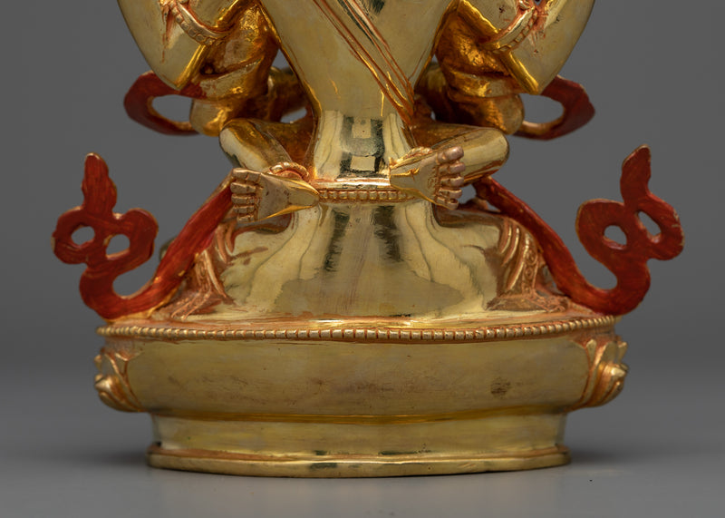 Chenrezig with Consort Statue | Divine Union Embodied