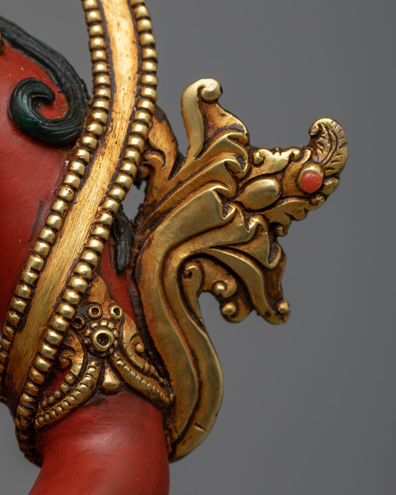 Red Amitayus Statue | Embodiment of Boundless Life