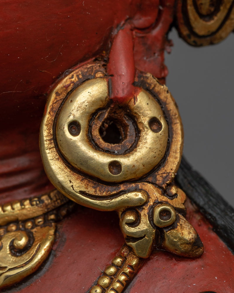 Red Amitayus Statue | Embodiment of Boundless Life
