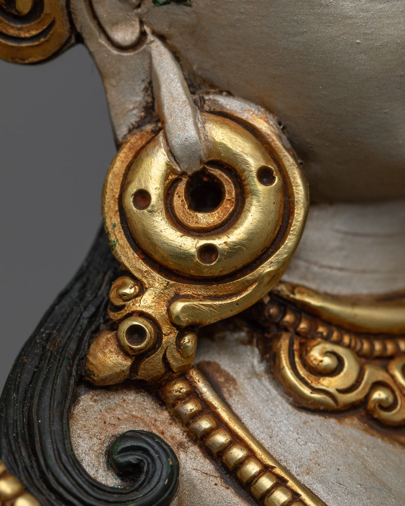White Tara Meditation Art | Radiance of Compassion and Purity