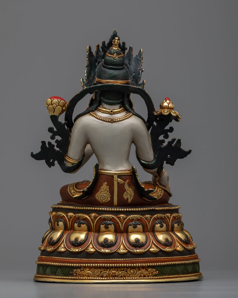 White Tara Meditation Art | Radiance of Compassion and Purity