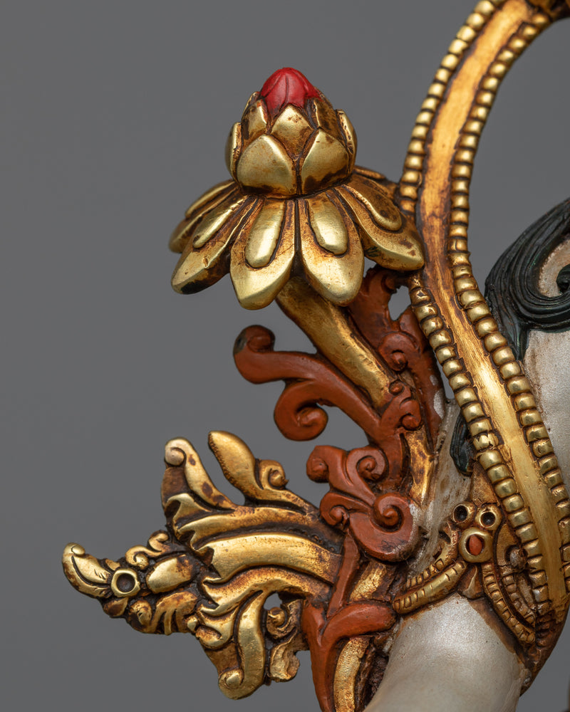 White Tara Meditation Art | Radiance of Compassion and Purity