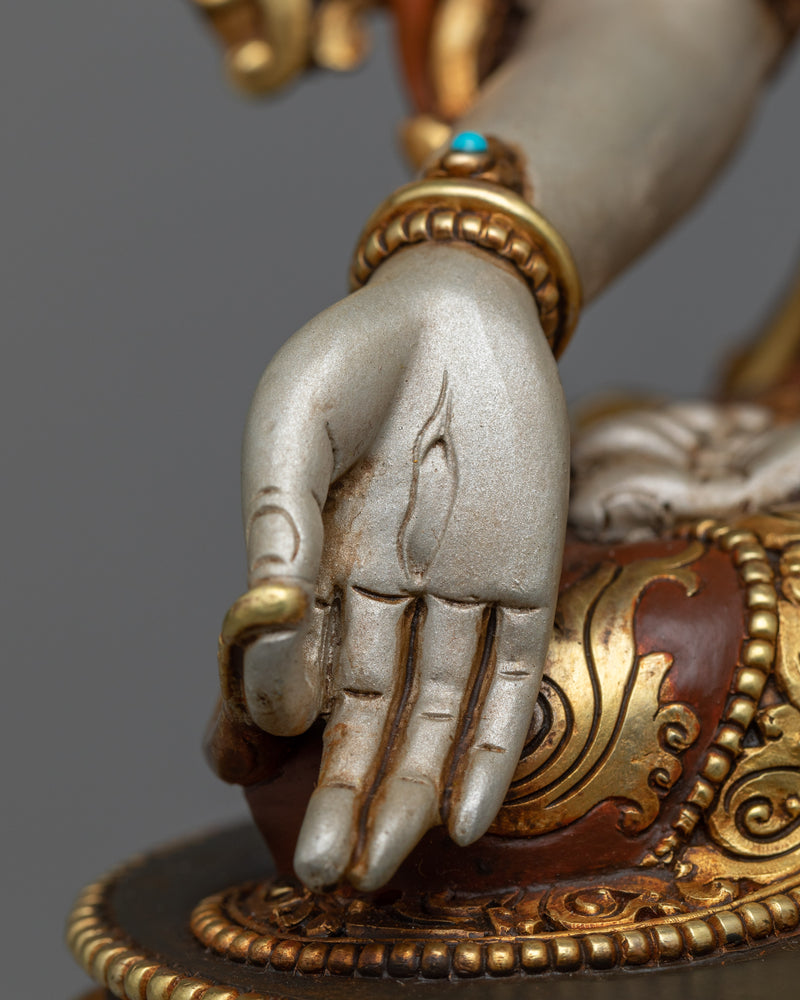 White Tara Meditation Art | Radiance of Compassion and Purity