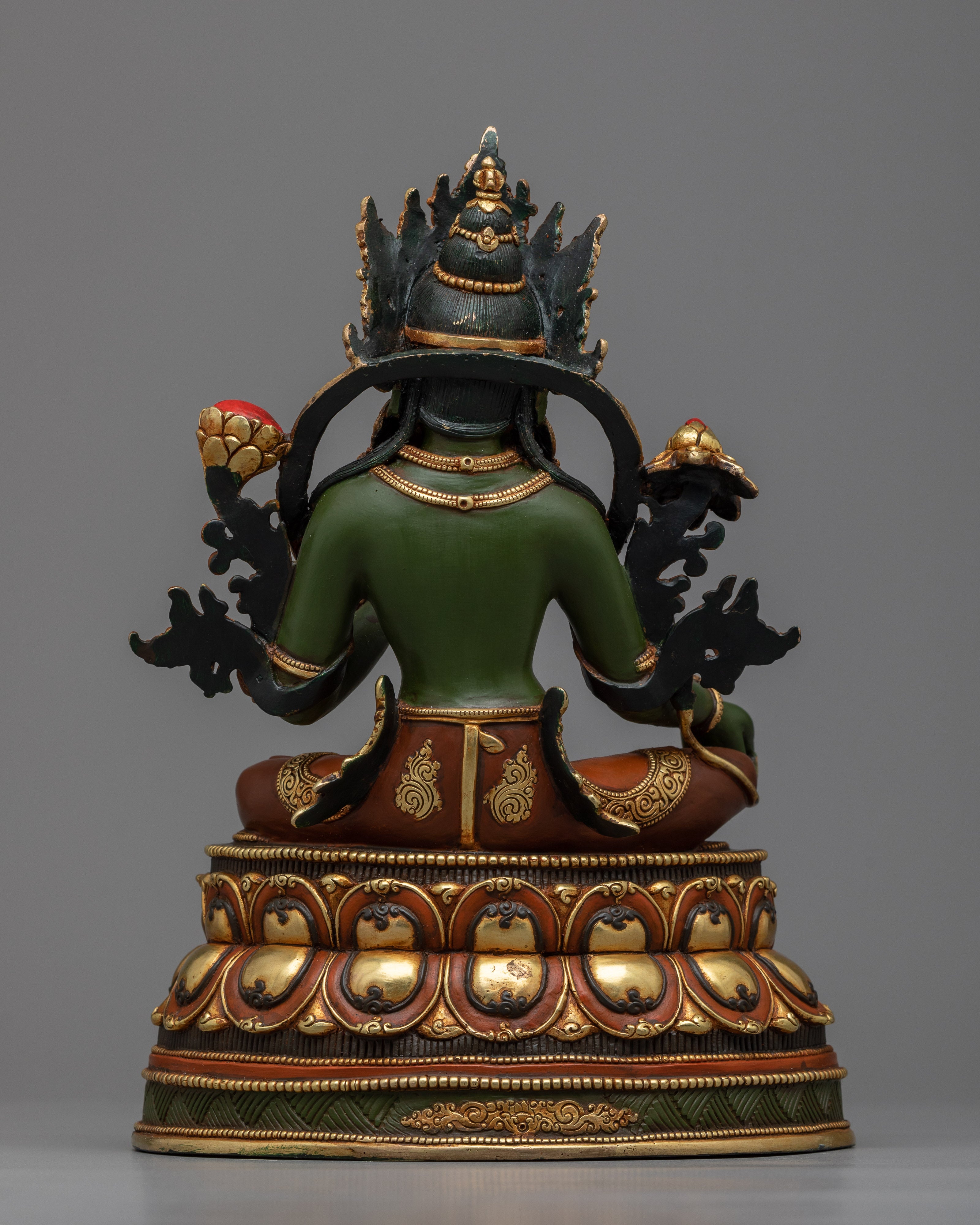 Green Tara Zen Artwork | Embodiment of Swift Compassion