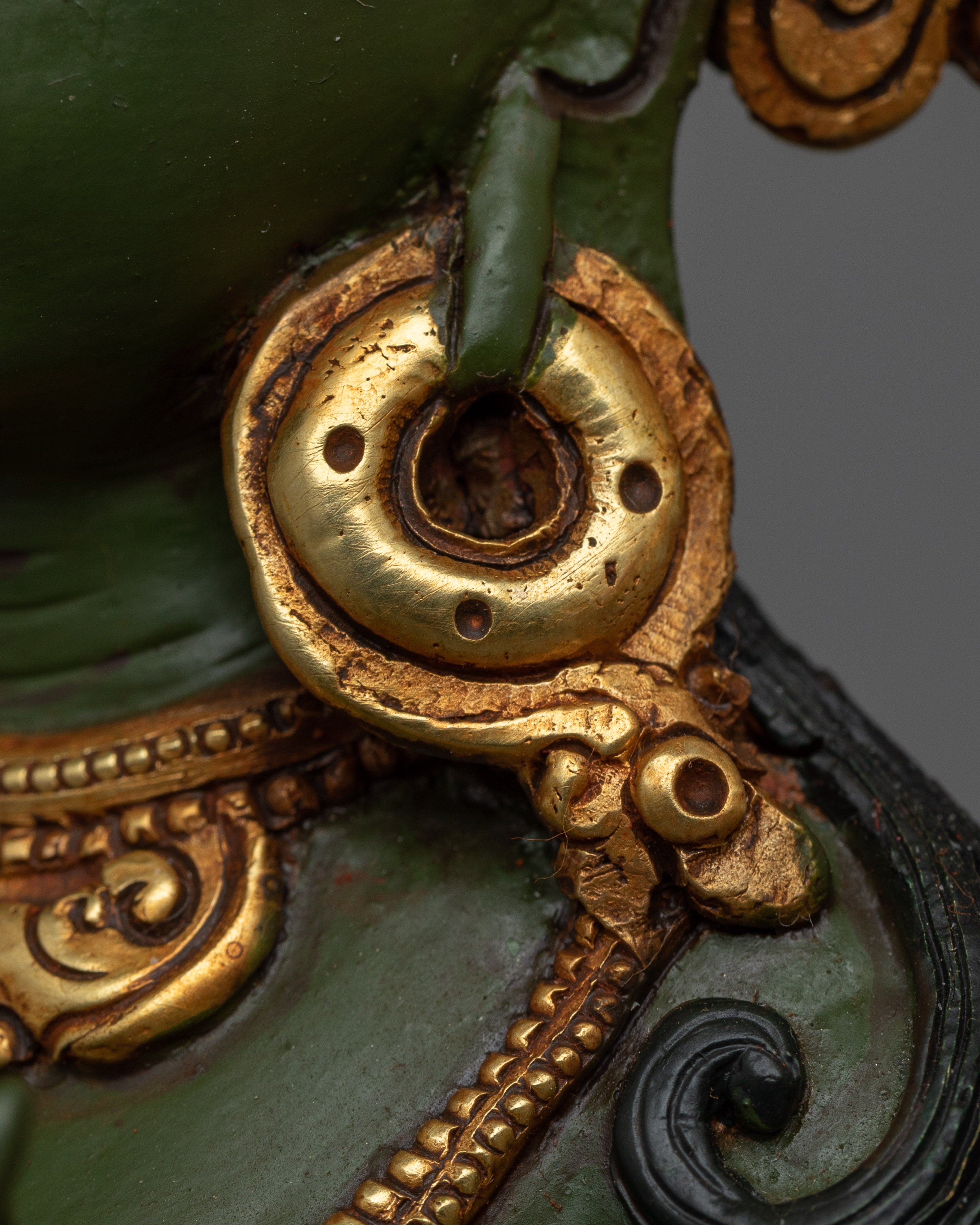 Green Tara Zen Artwork | Embodiment of Swift Compassion