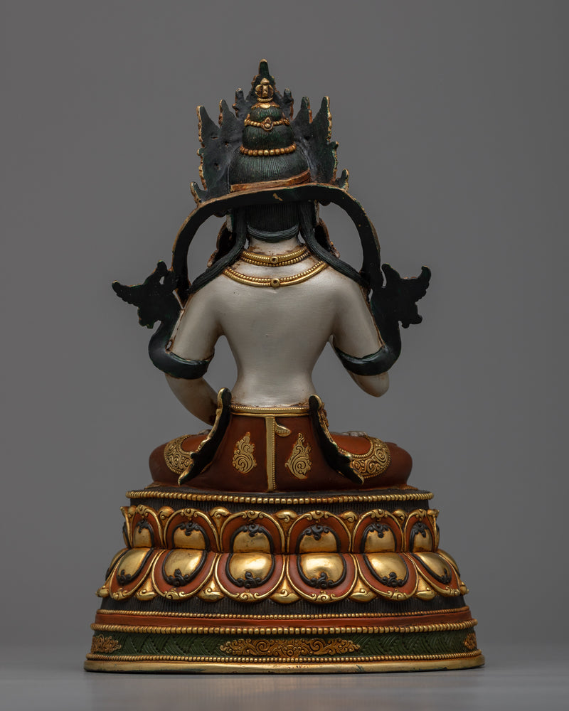 Colorful Vajrasattva Statue | The Pure Essence of Enlightenment