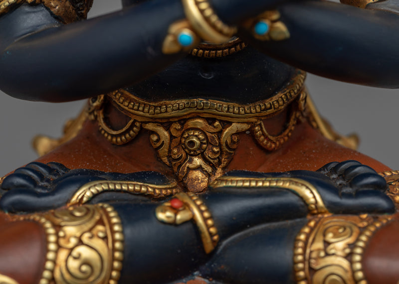 Vajradhara Tibatena Dorje Chang Statue | Handmade Rare Sculpture