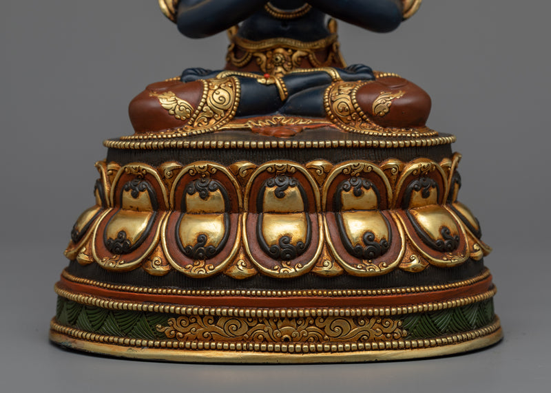 Vajradhara Tibatena Dorje Chang Statue | Handmade Rare Sculpture