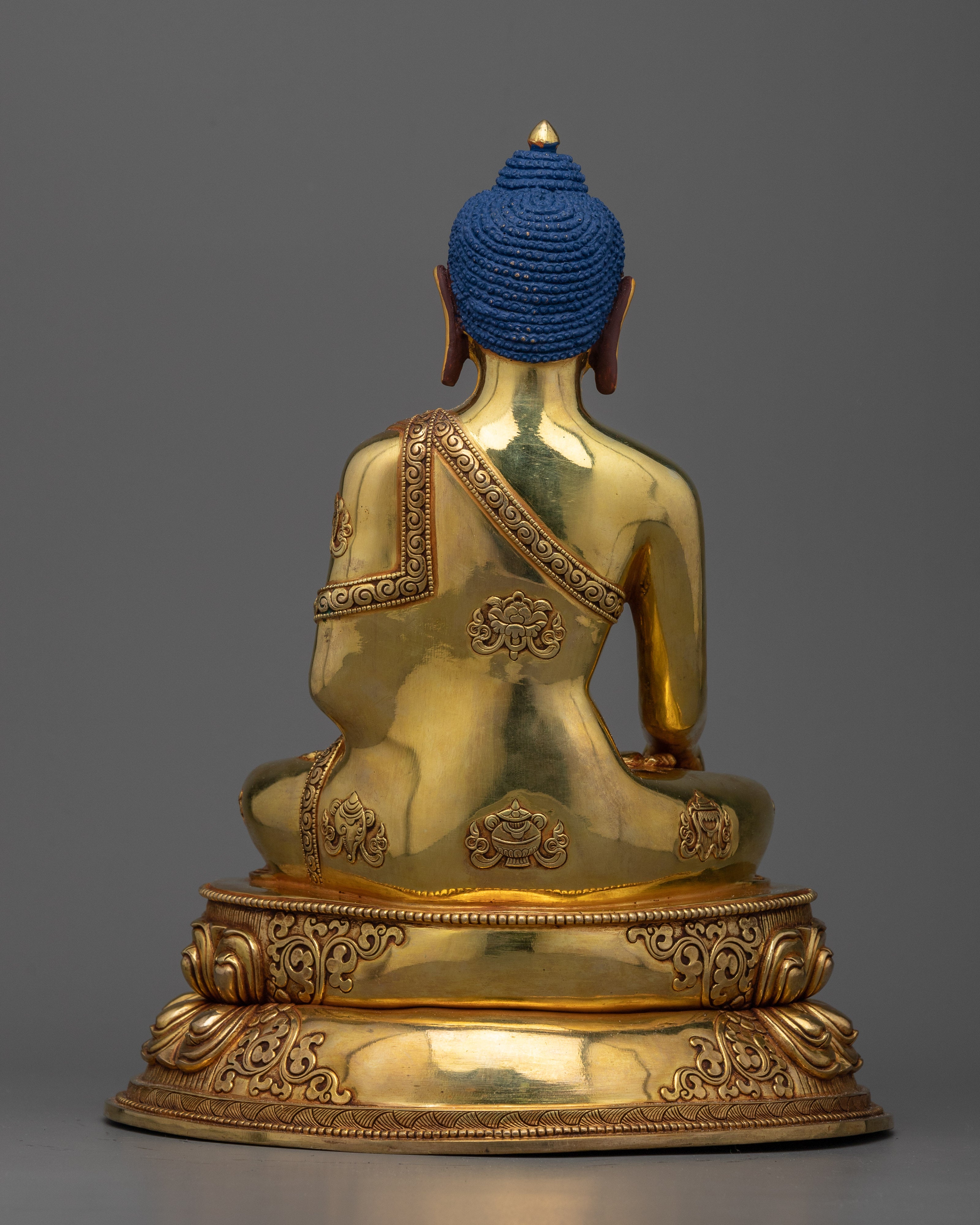 Tibetan Shakyamuni Buddha Lustrous Figurine | Serenity Redefined