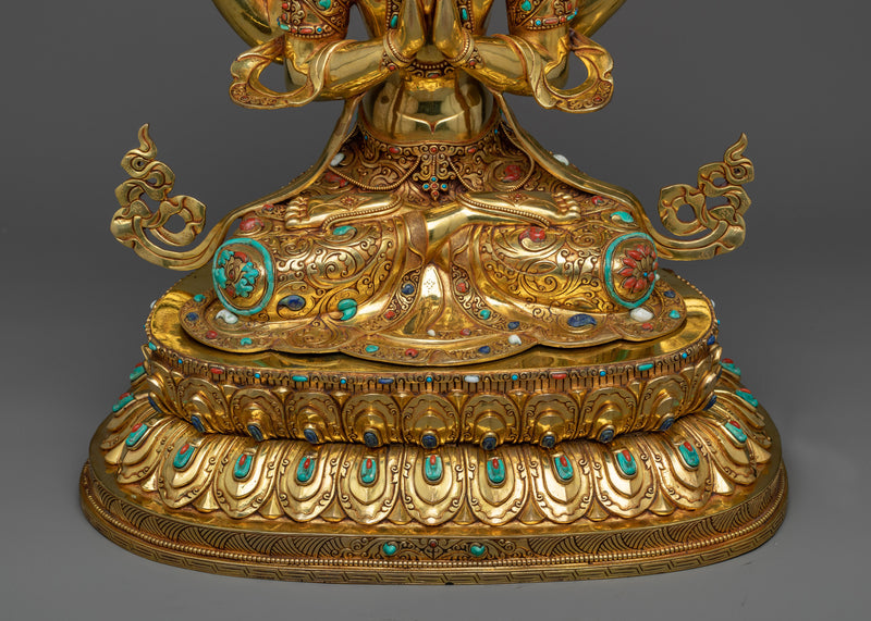 Statue of Chenrezig | Compassion's Majestic Embodiment