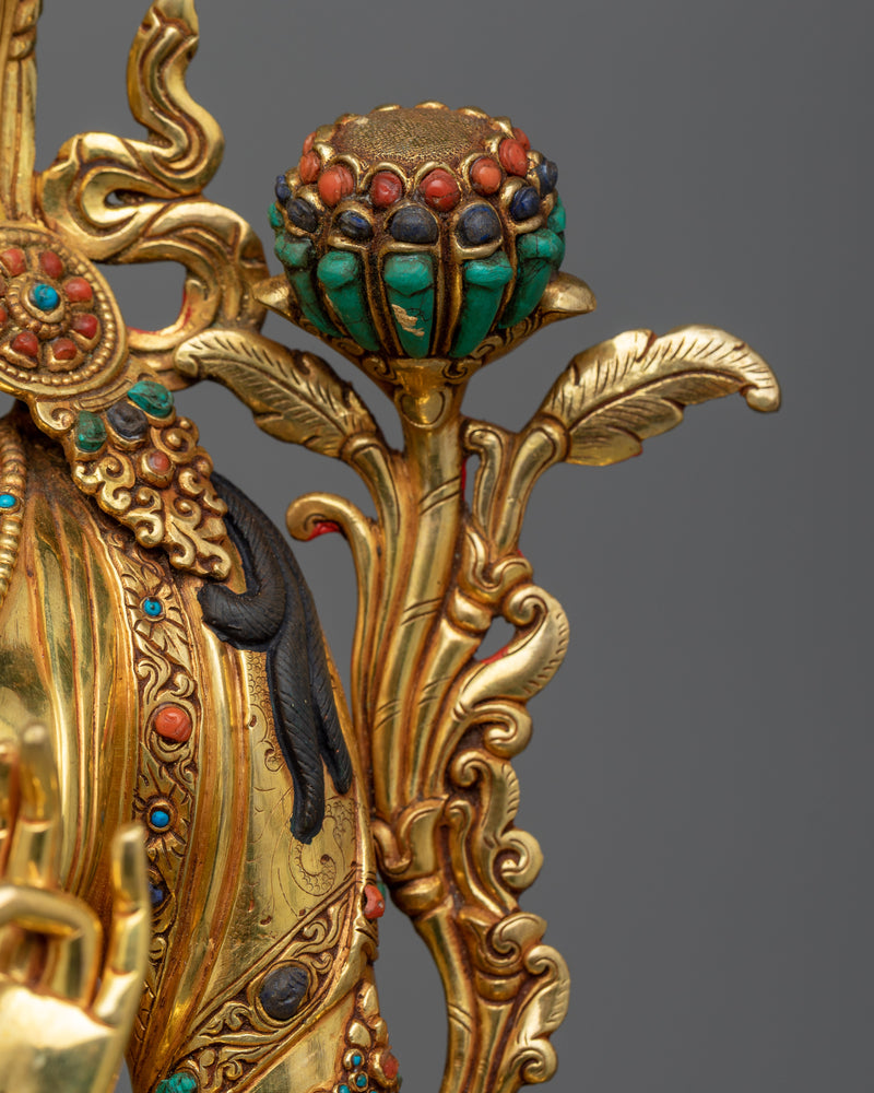 Arya Tara Sculpture | A Lustrous Journey of Enlightened Elegance