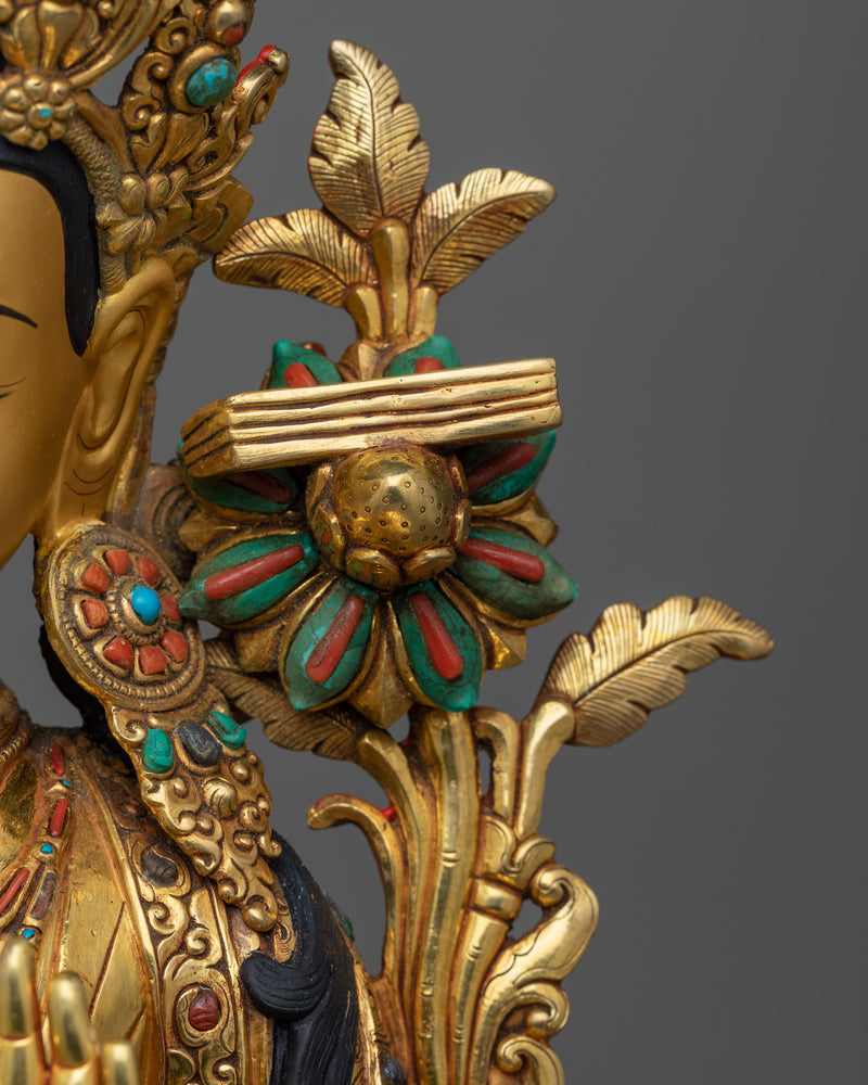 Manjushri Sculpture on Buddhism | Beacon of Supreme Wisdom