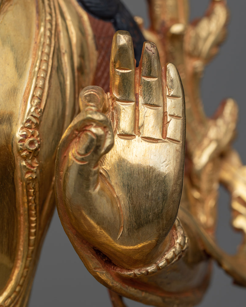 Manjushree Sculpture for Shrine Decor | The Beacon of Transcendent Wisdom