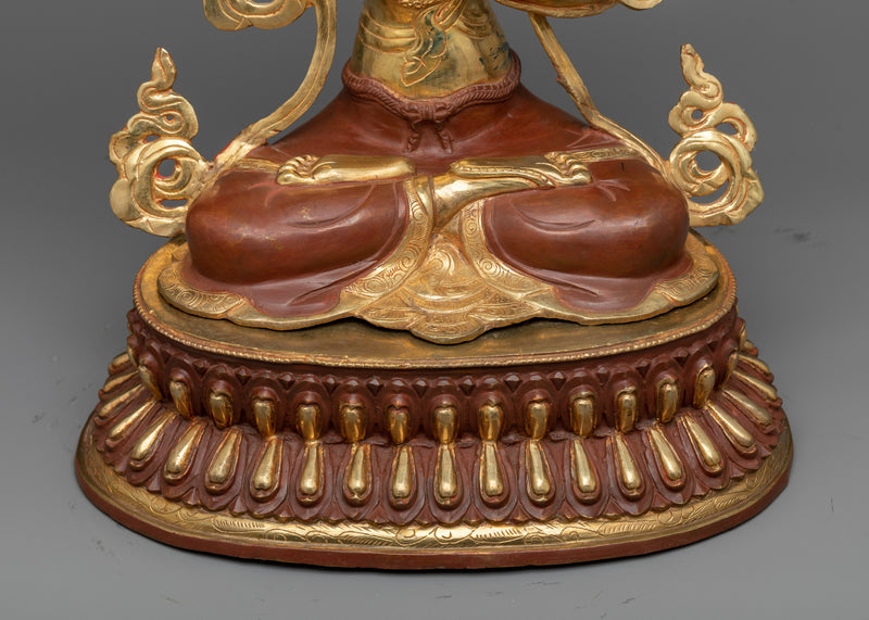 Manjushree Sculpture for Shrine Decor | The Beacon of Transcendent Wisdom