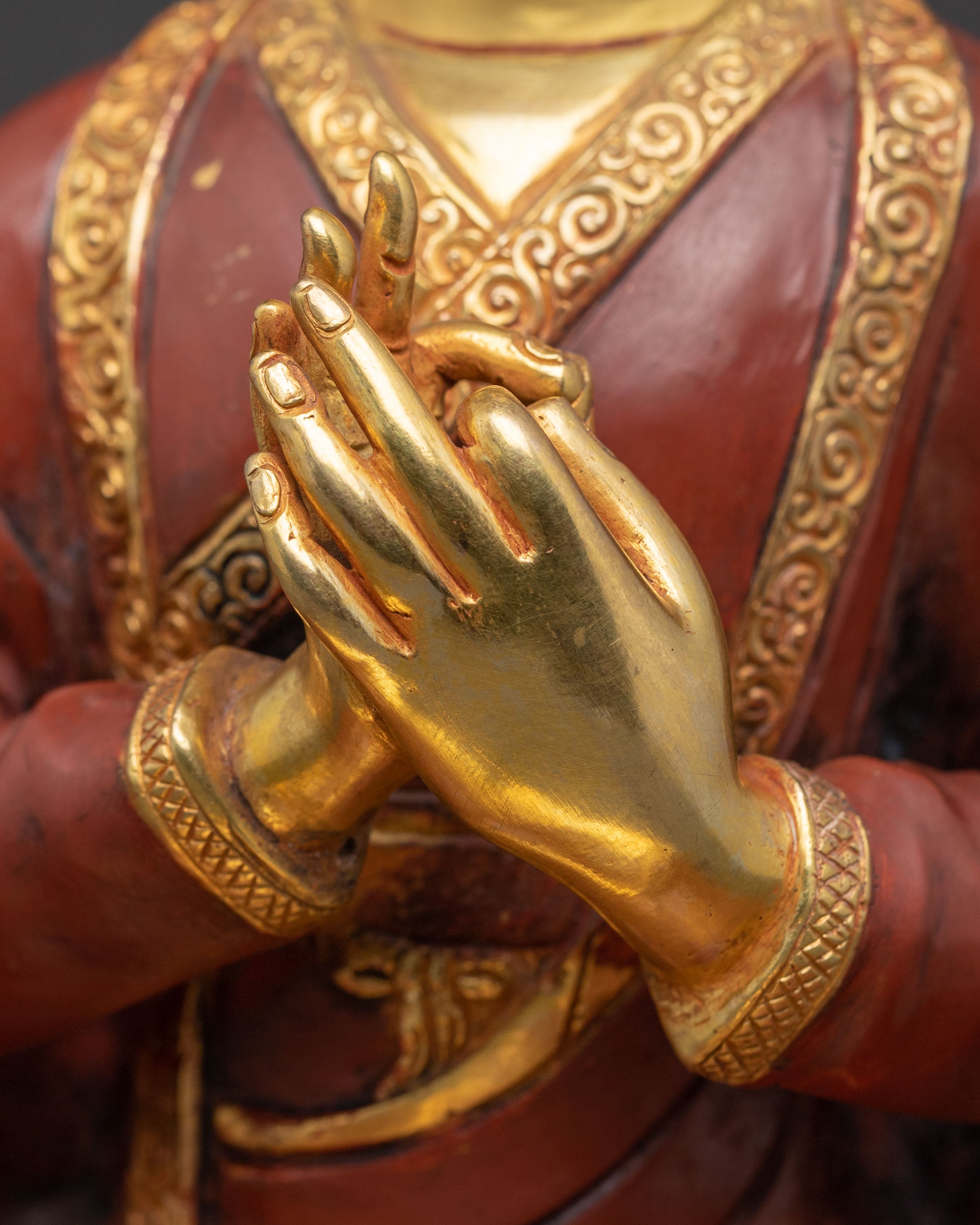 Revered Sakya Masters Statue Set | Traditional Himalayan Art