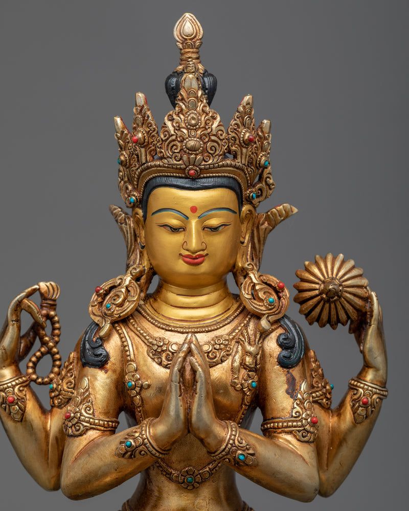 avalokiteshvara-perfect iconography statue