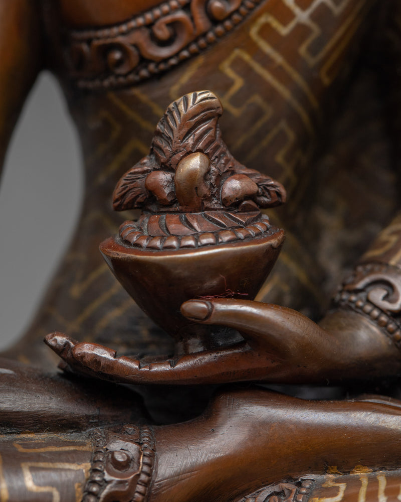 The Medicine Buddha Statuette | Himalayan Traditional Statues