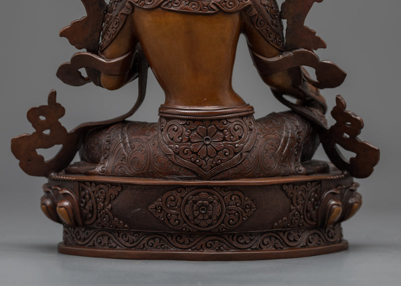 Green Tara Practice Sculpture | The Swift Liberator of Obstacles