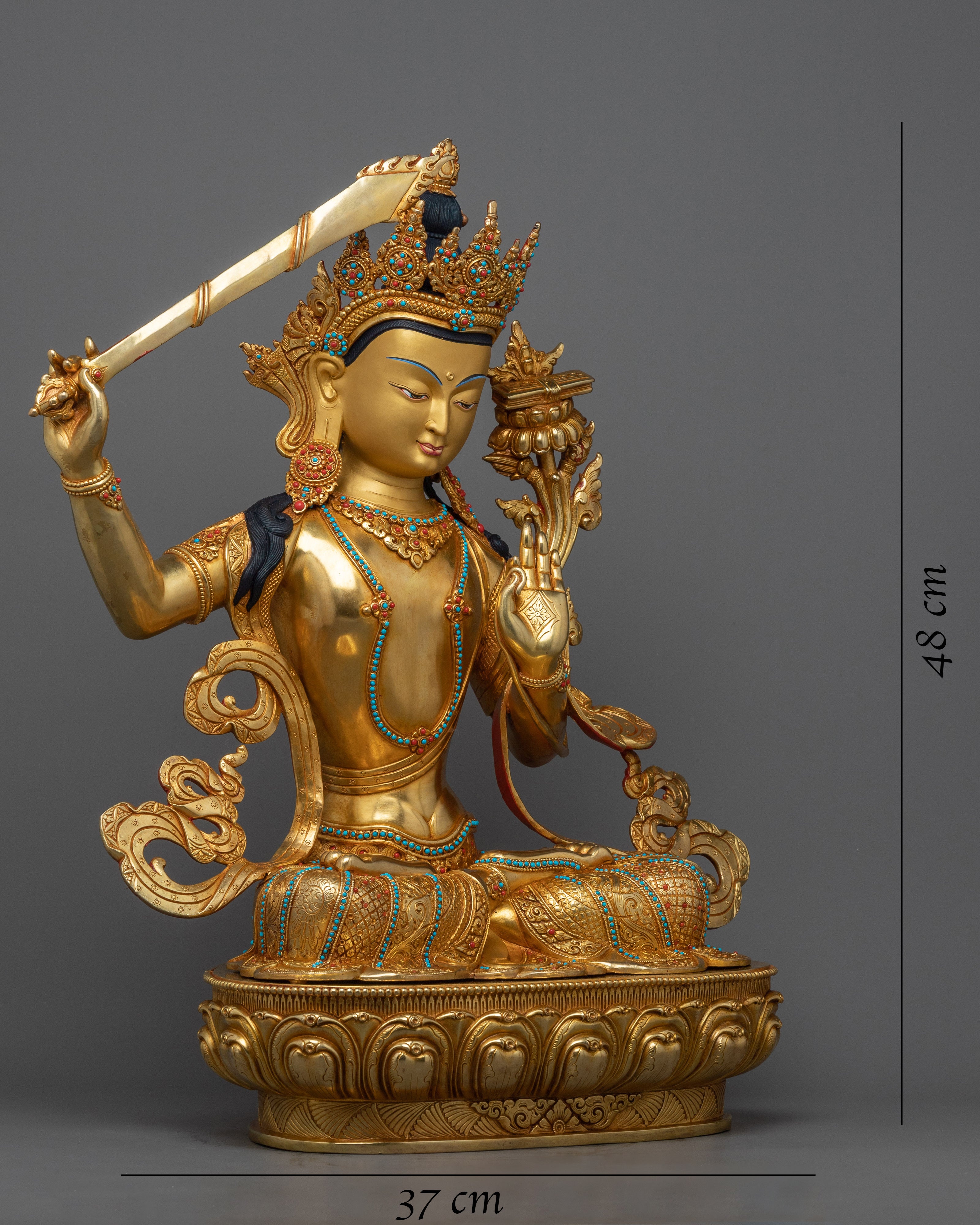 Statue For Manjushri Kadampa Centre | Lustrous Beacon of Transcendent Wisdom