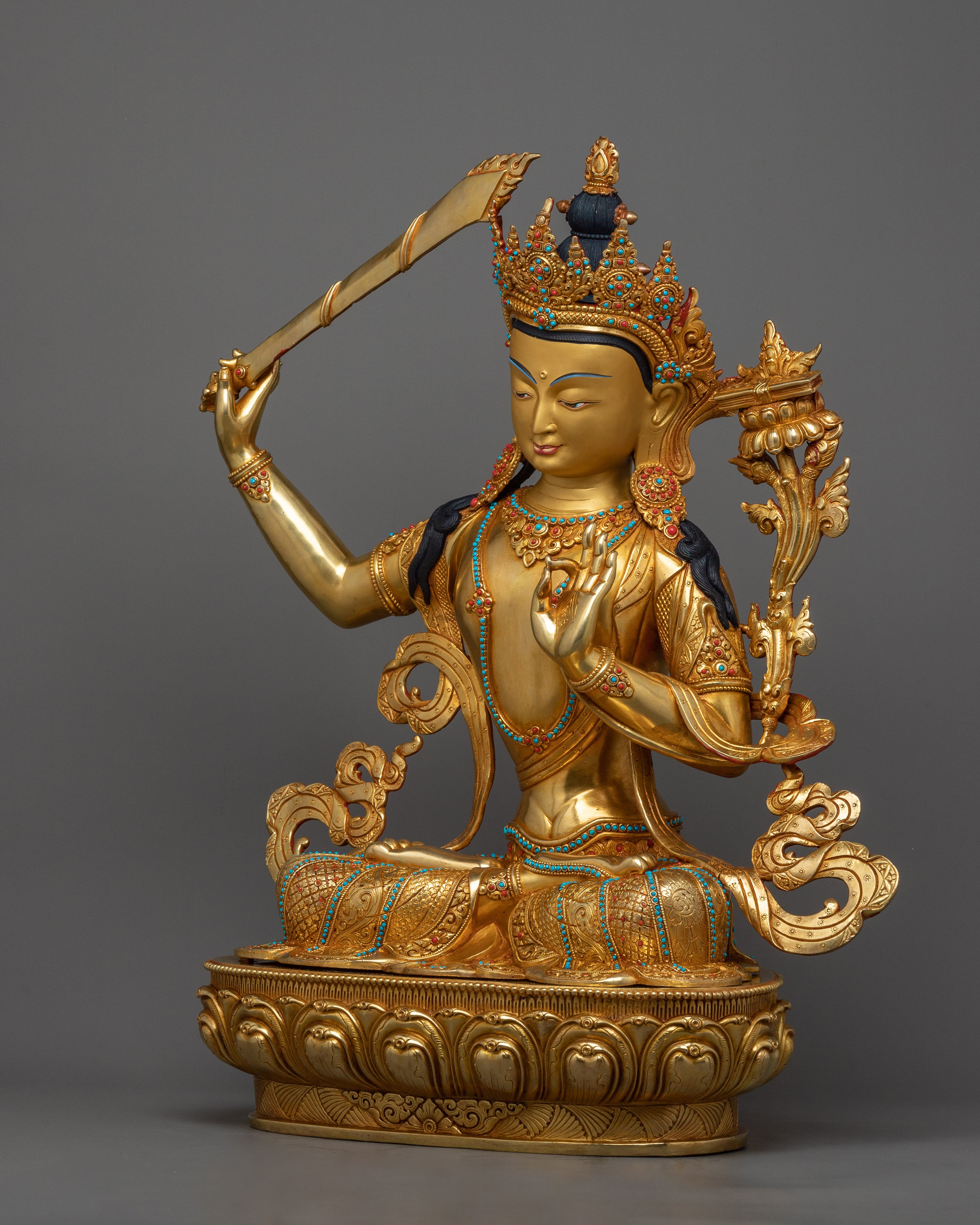 Statue For Manjushri Kadampa Centre | Lustrous Beacon of Transcendent Wisdom