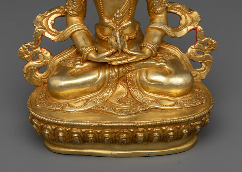 Vajrayana Buddhism Rituals With Amitayus Statue | The Heartbeat of Buddhist Rituals