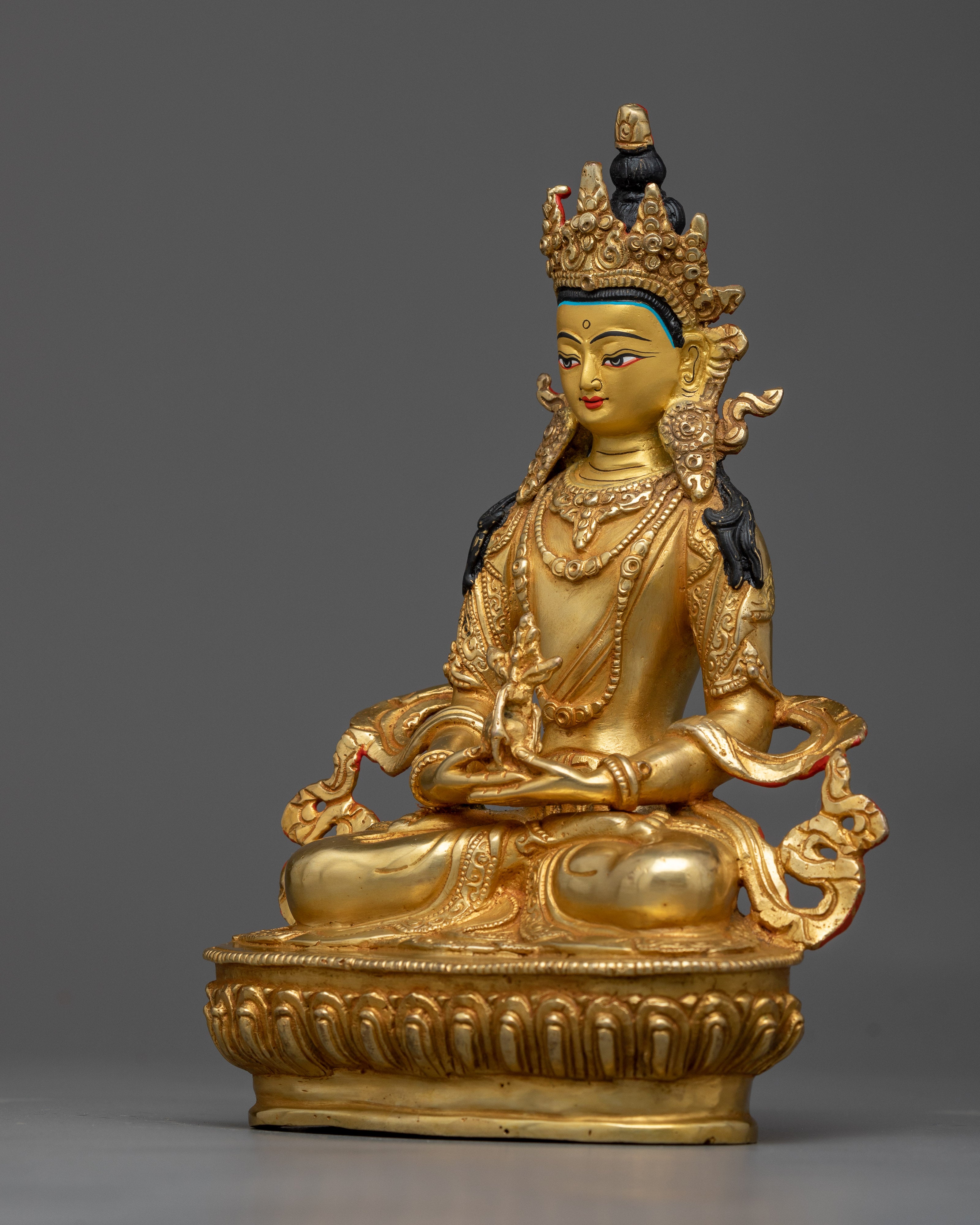 vajrayana buddhism rituals with amitayus Statue