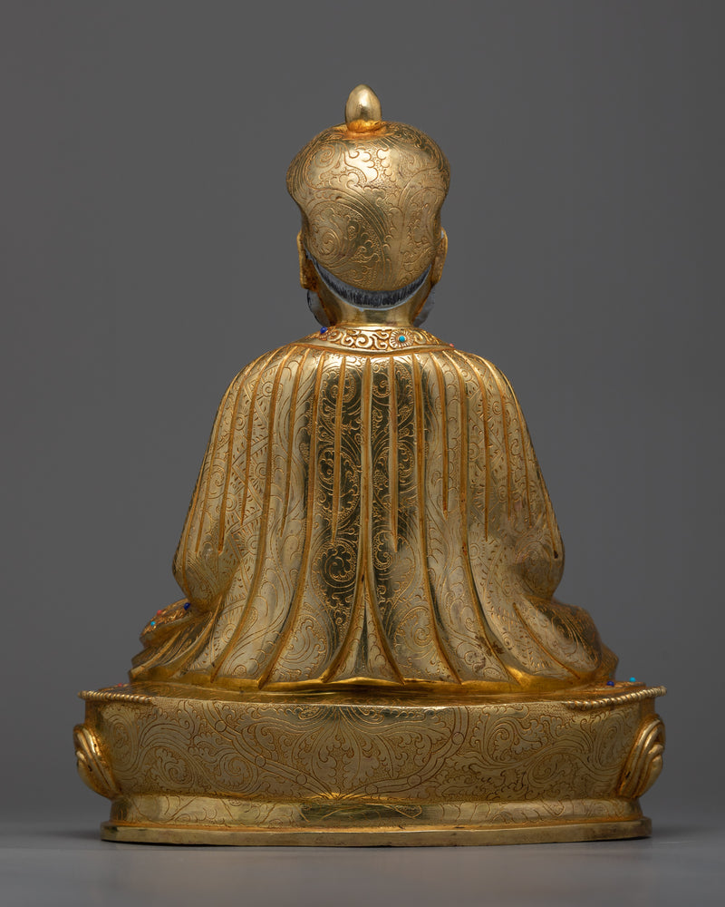 Guru Zhabdrung Rinpoche Sculpture | Buddhist Copper Artwork