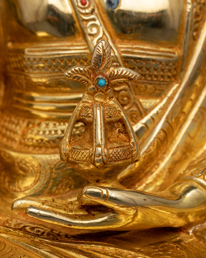 Guru Zhabdrung Rinpoche Sculpture | Buddhist Copper Artwork