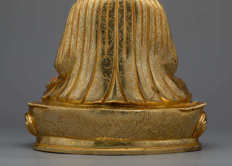 Guru Zhabdrung Rinpoche Sculpture | Buddhist Copper Artwork