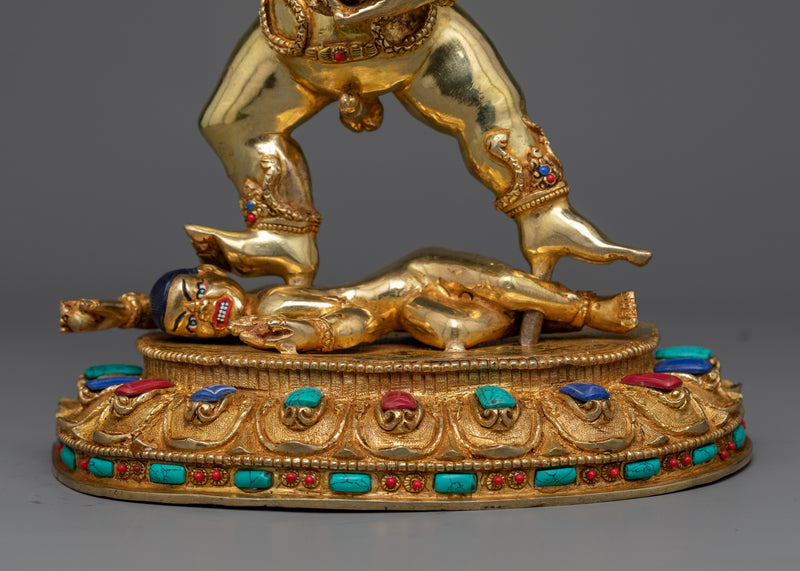 Black Dzambhala Mantra Statue | Unveil Prosperity with the Kuber Mantra