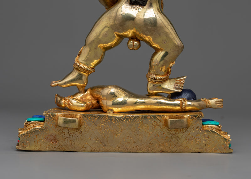 Black Dzambhala Mantra Statue | Unveil Prosperity with the Kuber Mantra