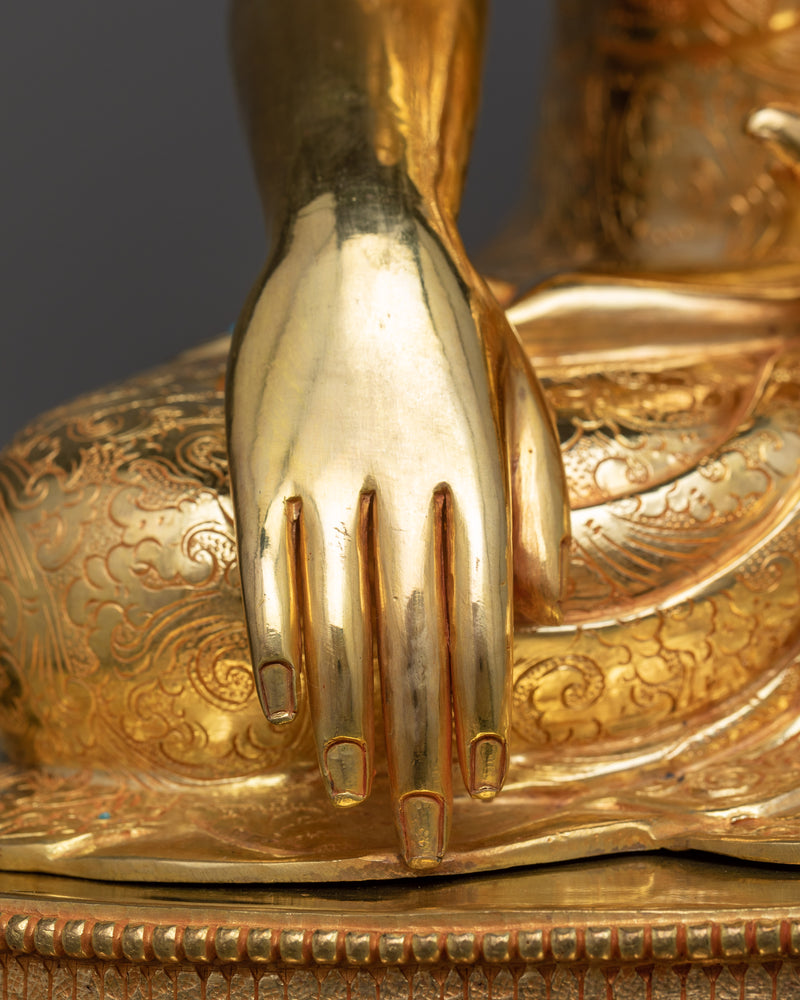 The Guru Shakyamuni Buddha Statue |  A Radiant Spiritual Beacon