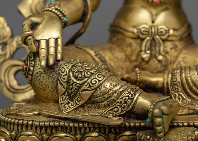 The Divine Embrace of the Green Tara Retreat Statue | Himalayan Art