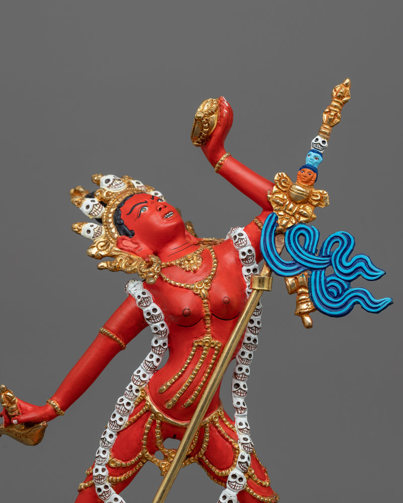 The Enchanting Naro Dakini | A Beacon of Feminine Divinity in Copper and Gold