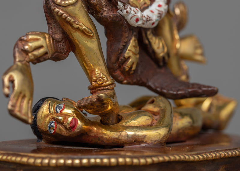 The Triad: Ekajati, Rahula, and Dorje Legpa Unveiled | Himalayan Buddhist Artwork
